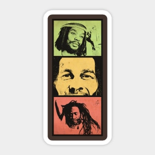 The Face of Rastaman Sticker